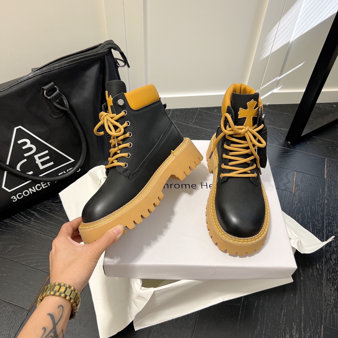 PALM ANGLE lace up rivet short ankle boots-Luxeon