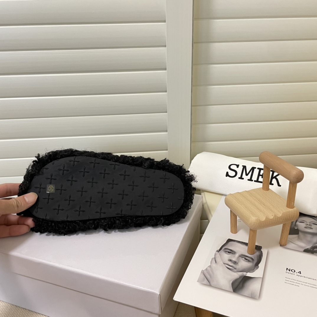 SMFK 2022 new women fur slippers-Luxeon