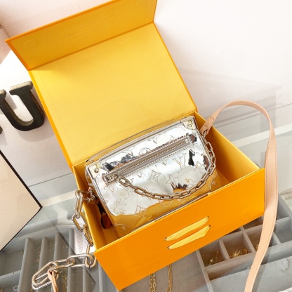L style bag Trunk Small Box Chain Bags-Luxeon