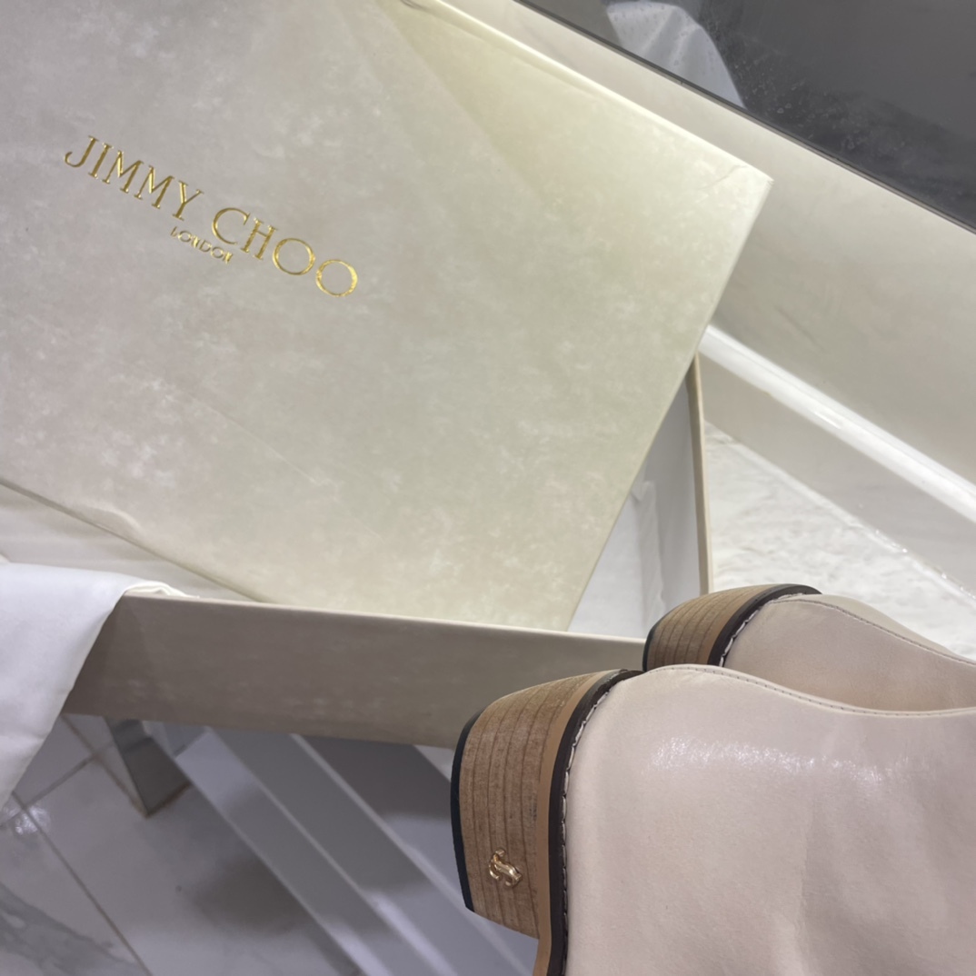 Jimmy Choo new autumn winter zipper knee & ankle boots-Luxeon