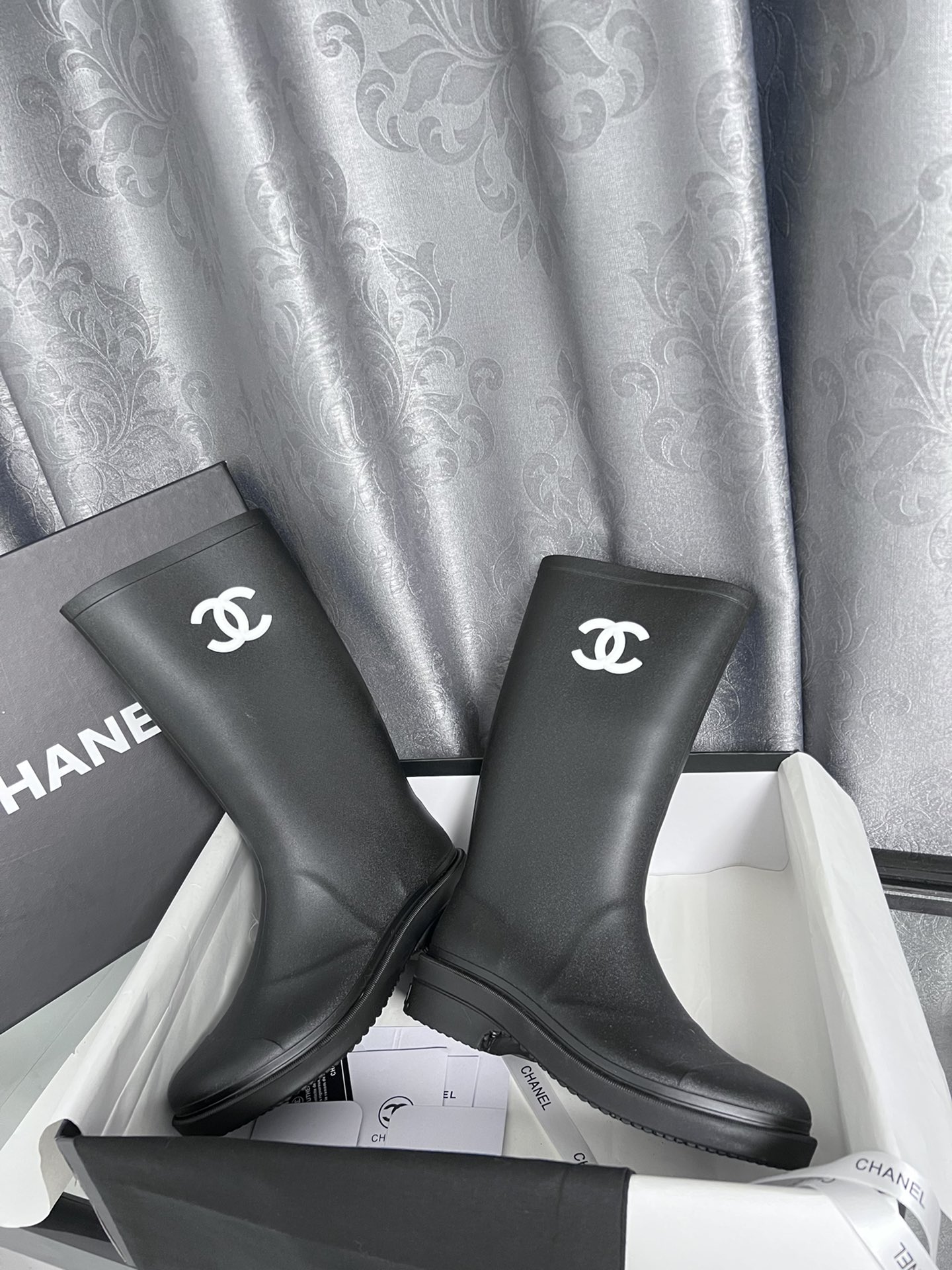 C style vintage rain boots-Luxeon