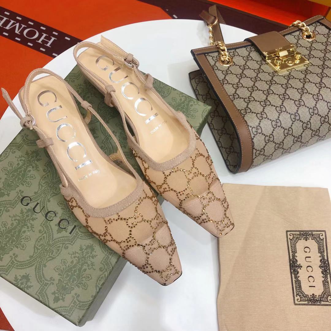 G style vintage women sandals pumps-Luxeon