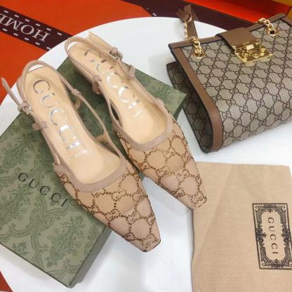 G style vintage women sandals pumps-Luxeon