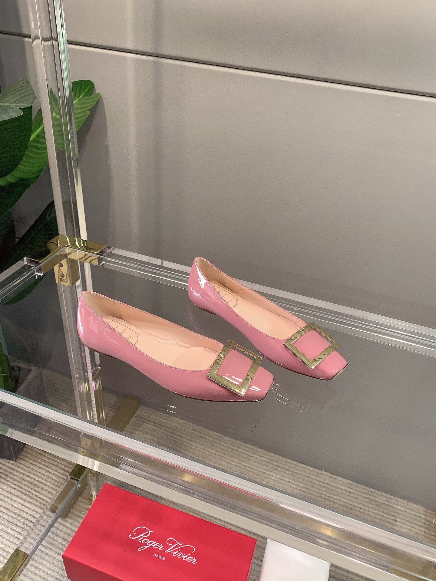 Roger Vivie Women Square Buckle Stiletto-Luxeon