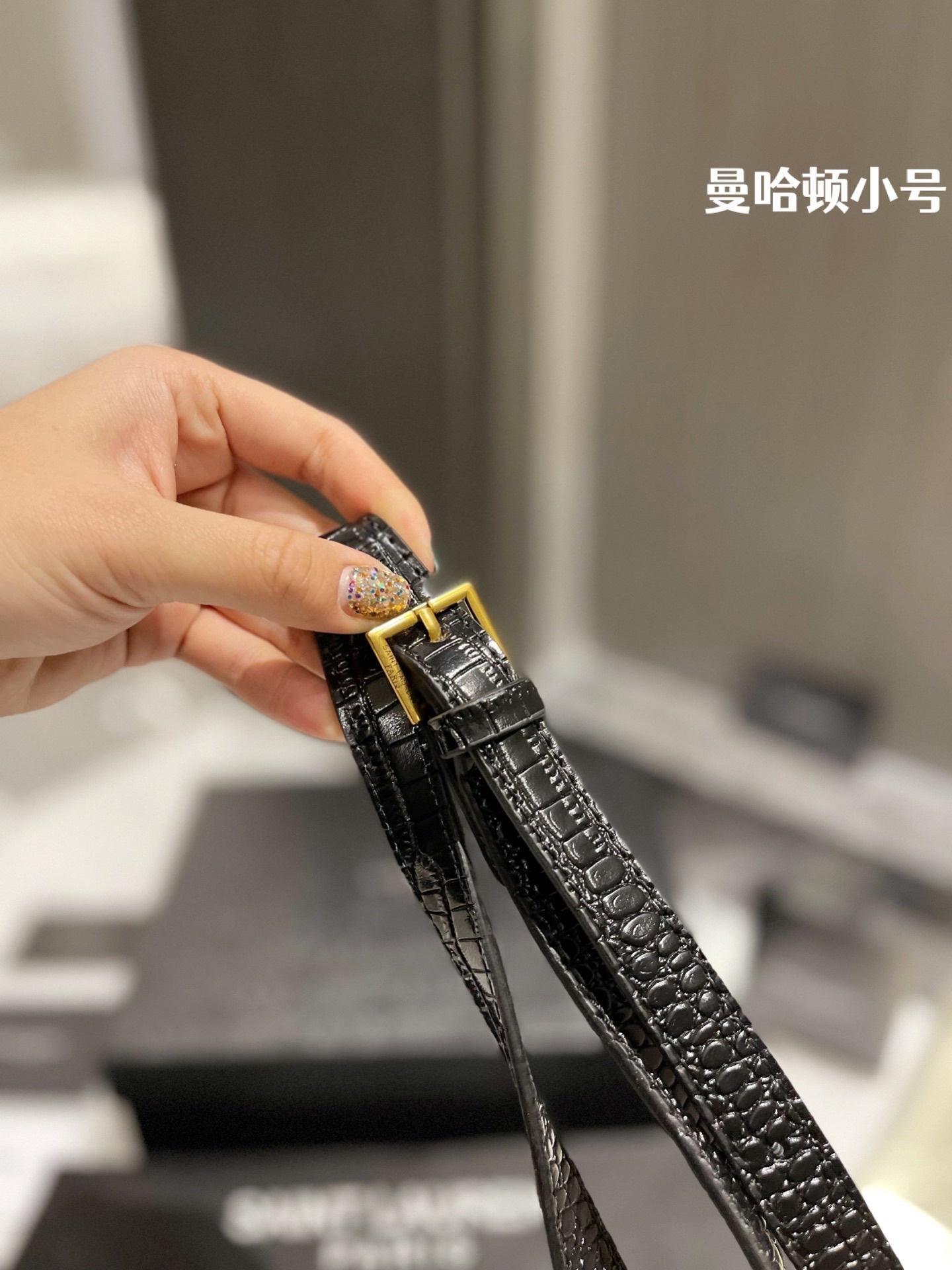 Saint Laurent Y style Manhattan Box Bags Messenger Bags-Luxeon