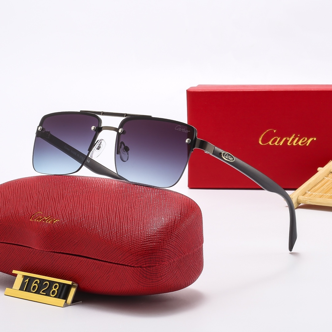 Cartier Fashion Retro Ladies Glasses-Luxeon