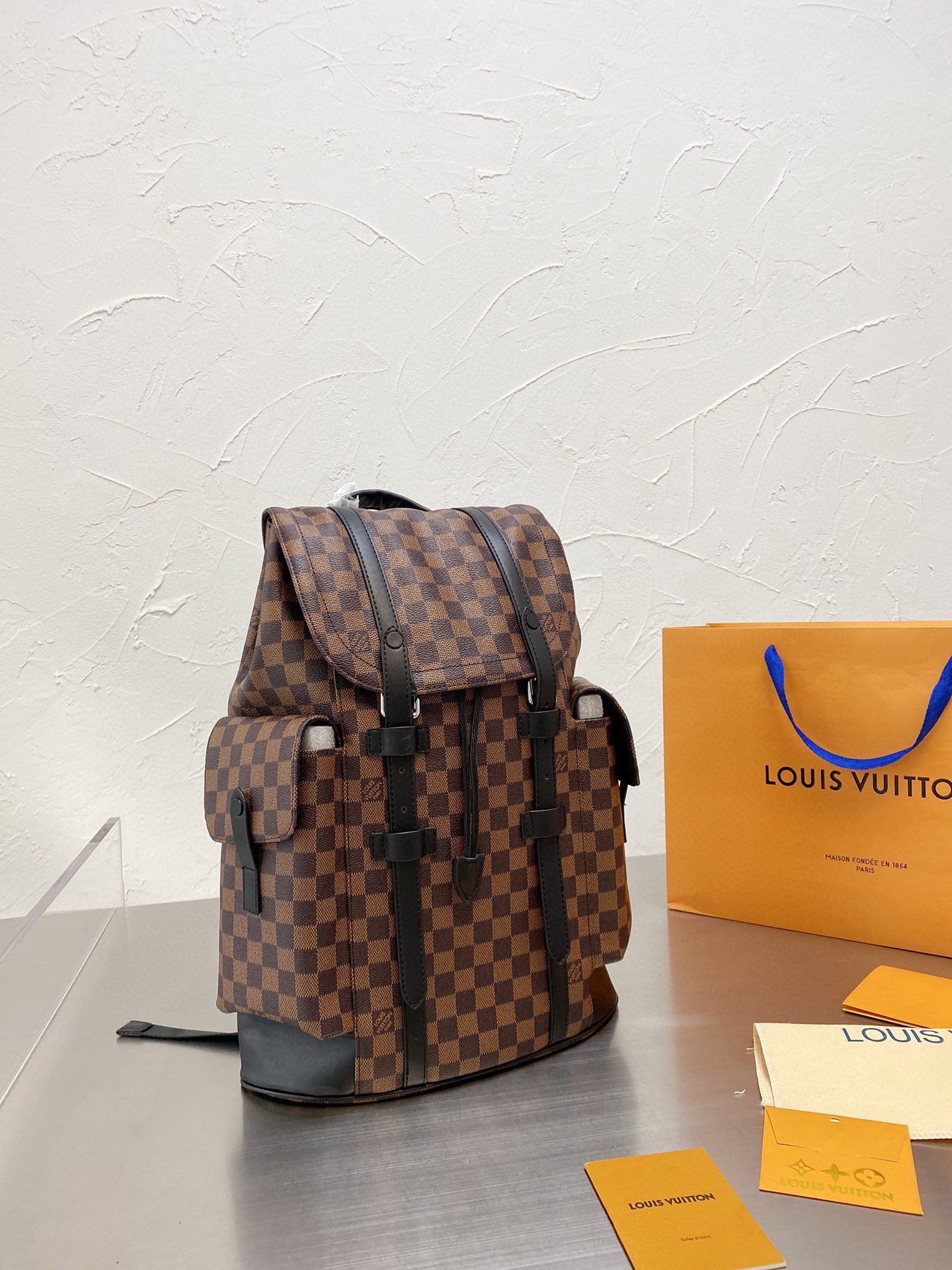 L style bag Backpack For Unisex-Luxeon