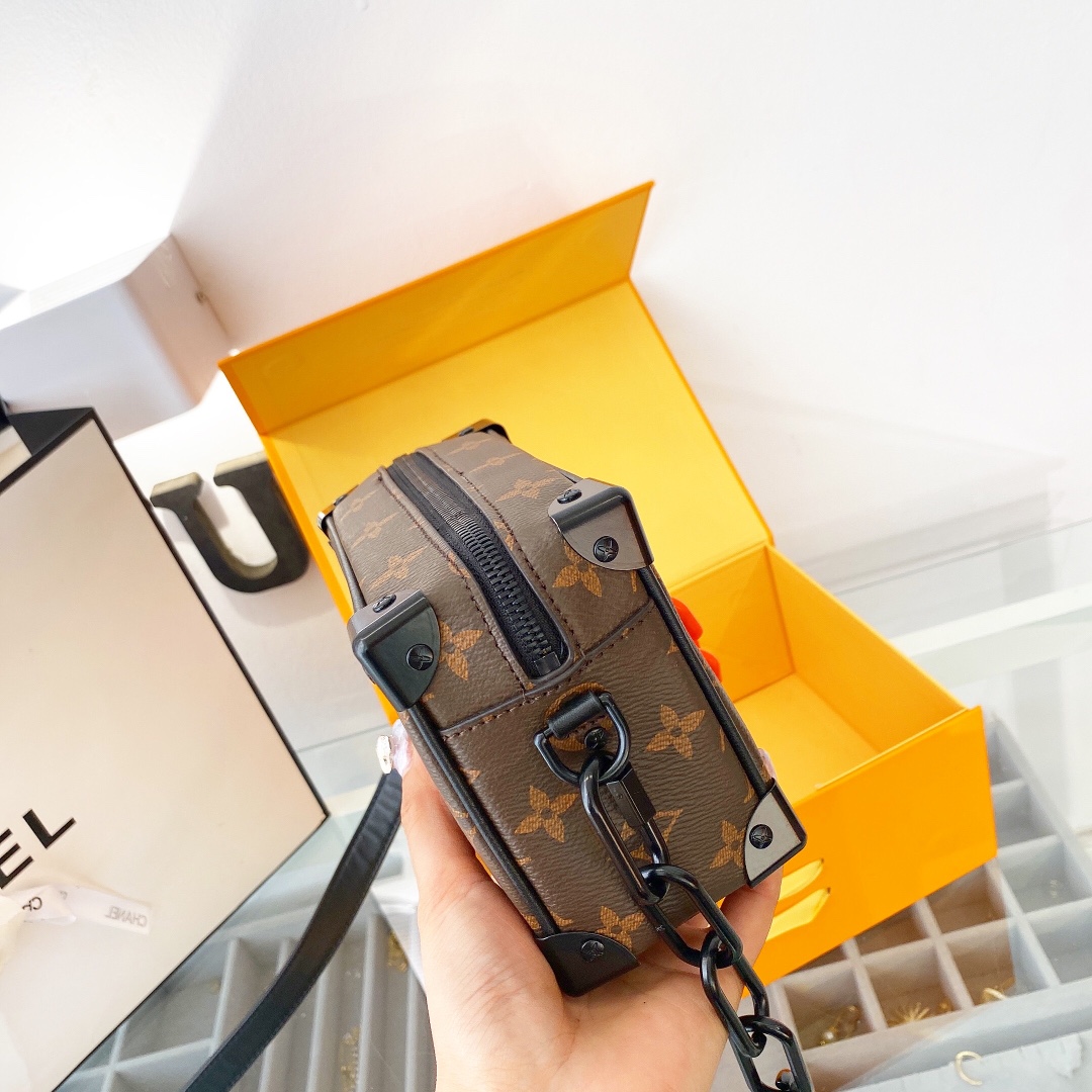 L style bag Trunk Small Box Chain Bags-Luxeon