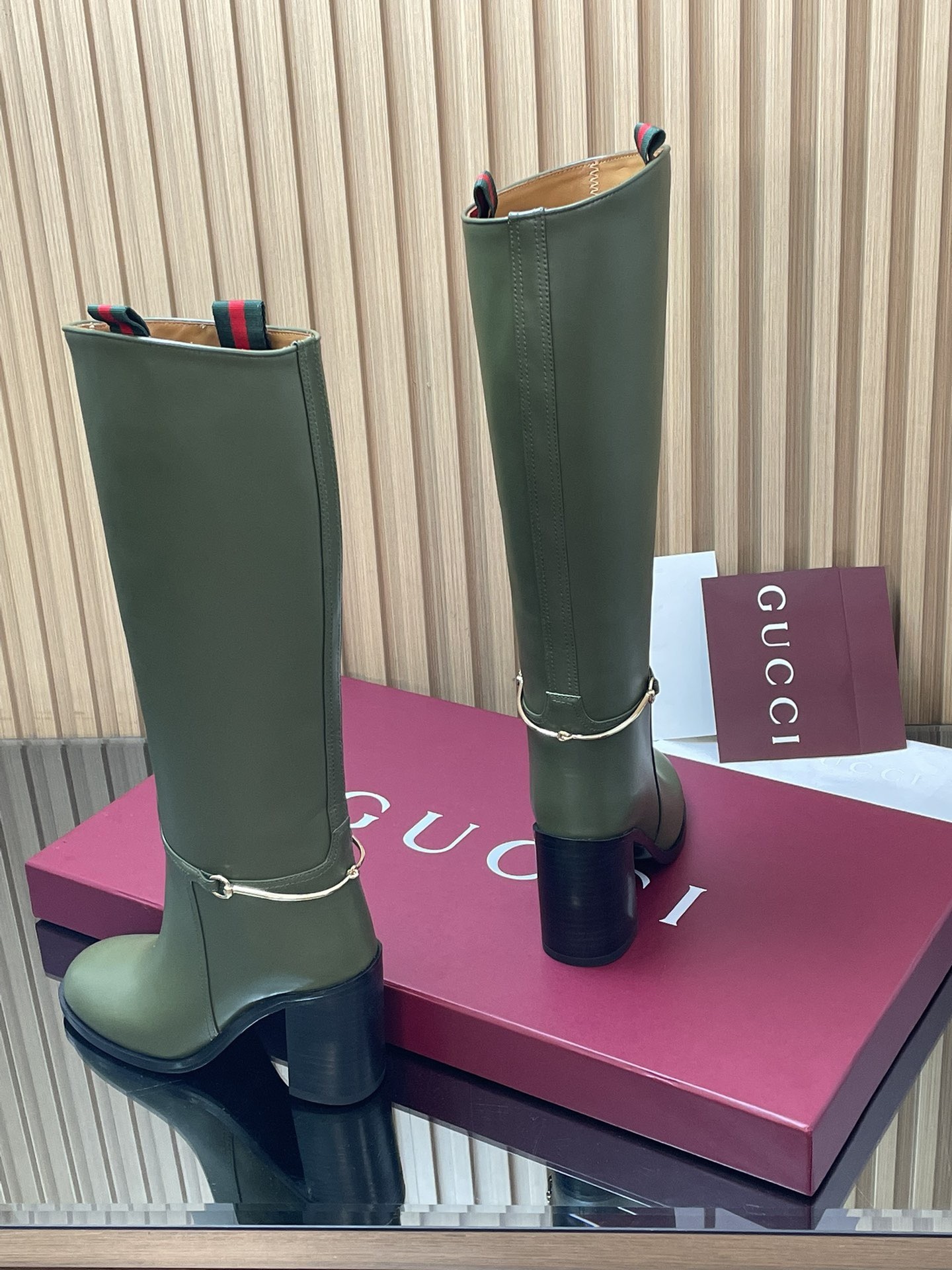 Chunky Heel Over-the-Knee Boots