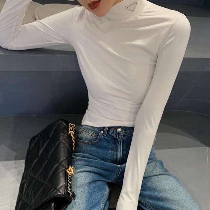 P style's Solid Color Bottom Shirt-Luxeon