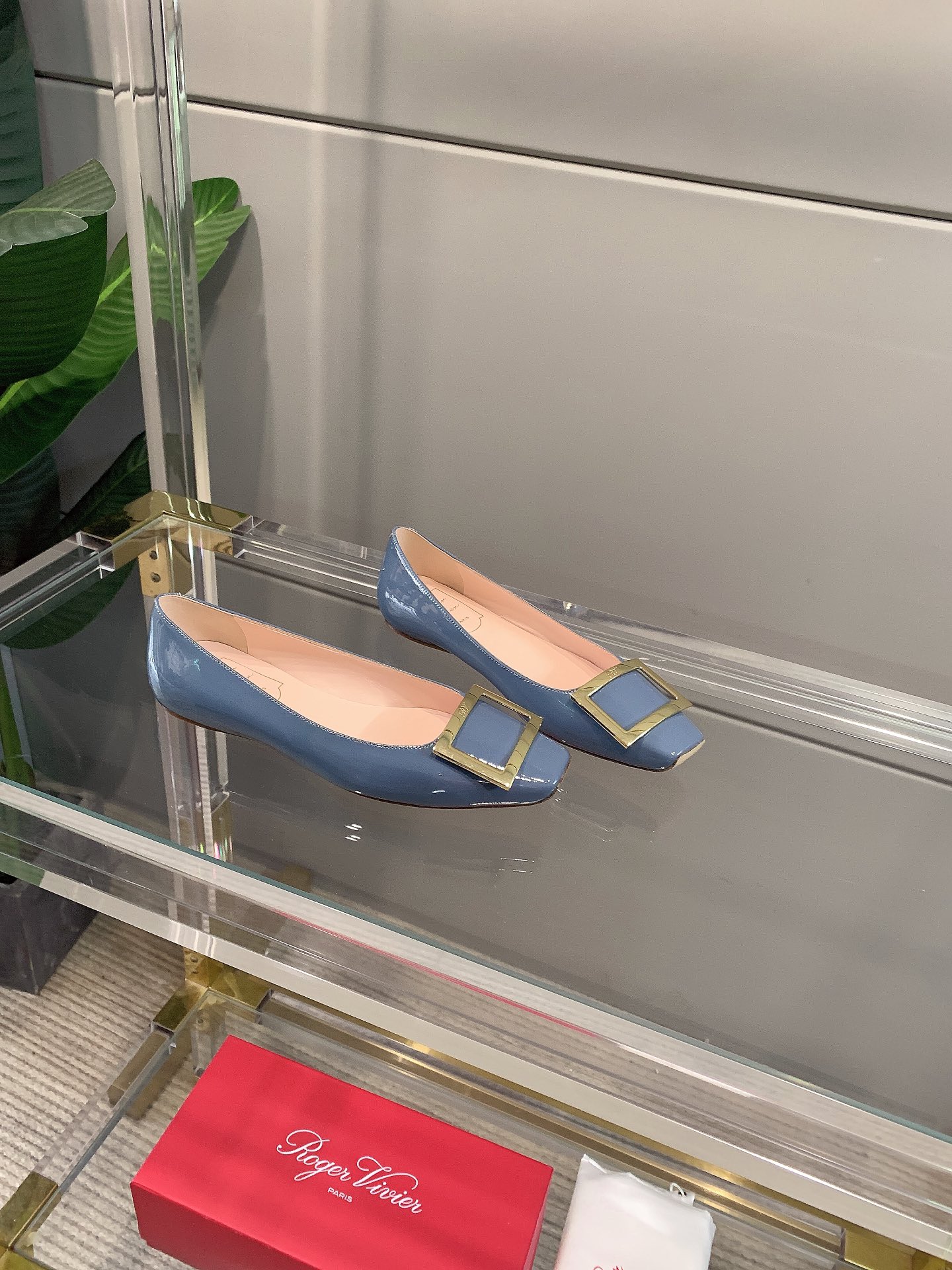 Roger Vivie Women Square Buckle Stiletto-Luxeon