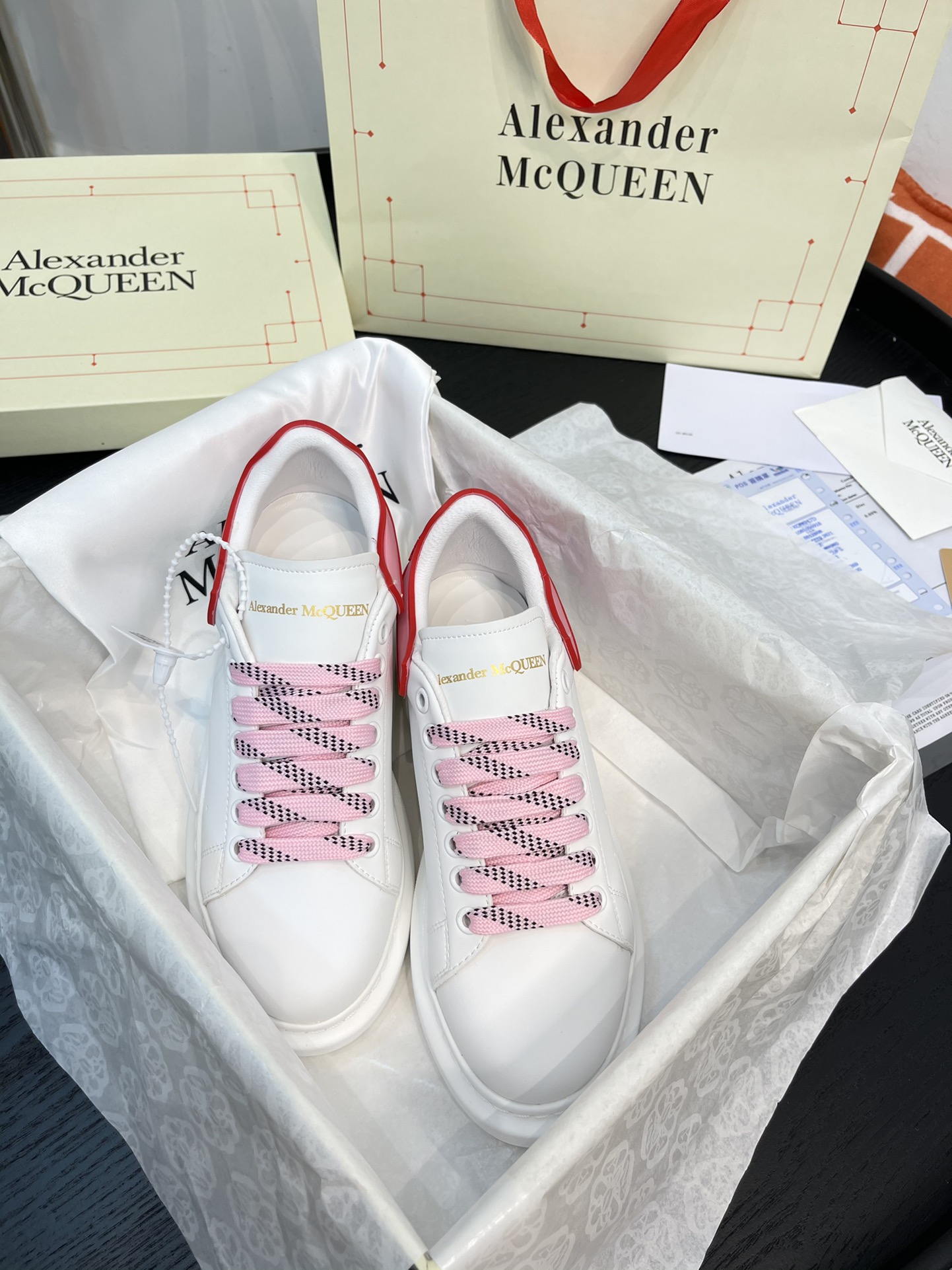 Alexander Mc QUEEN  women sneakers casual shoes-Luxeon