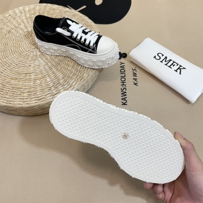 SMFK Tide Cross logo thick sole casual shoes-Luxeon