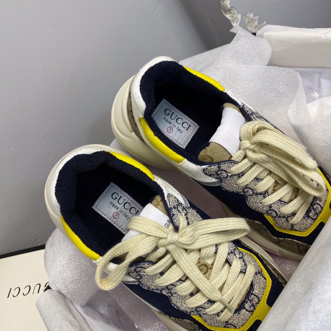 G style new rhyton thick bottom sneakers dad shoes-Luxeon