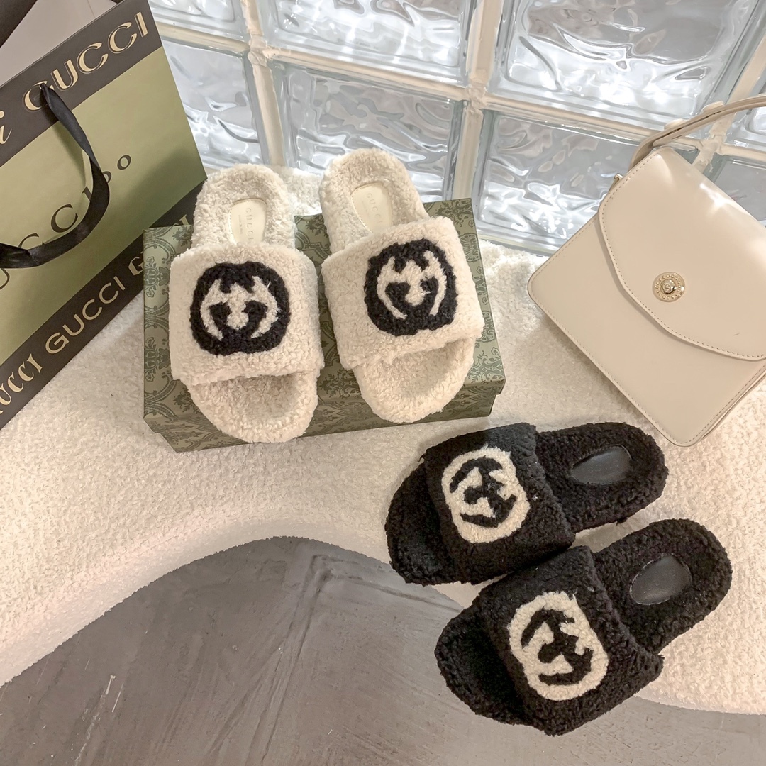 G style winter wool slippers-Luxeon