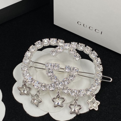 G style Rhinestone Star Hairpin-Luxeon