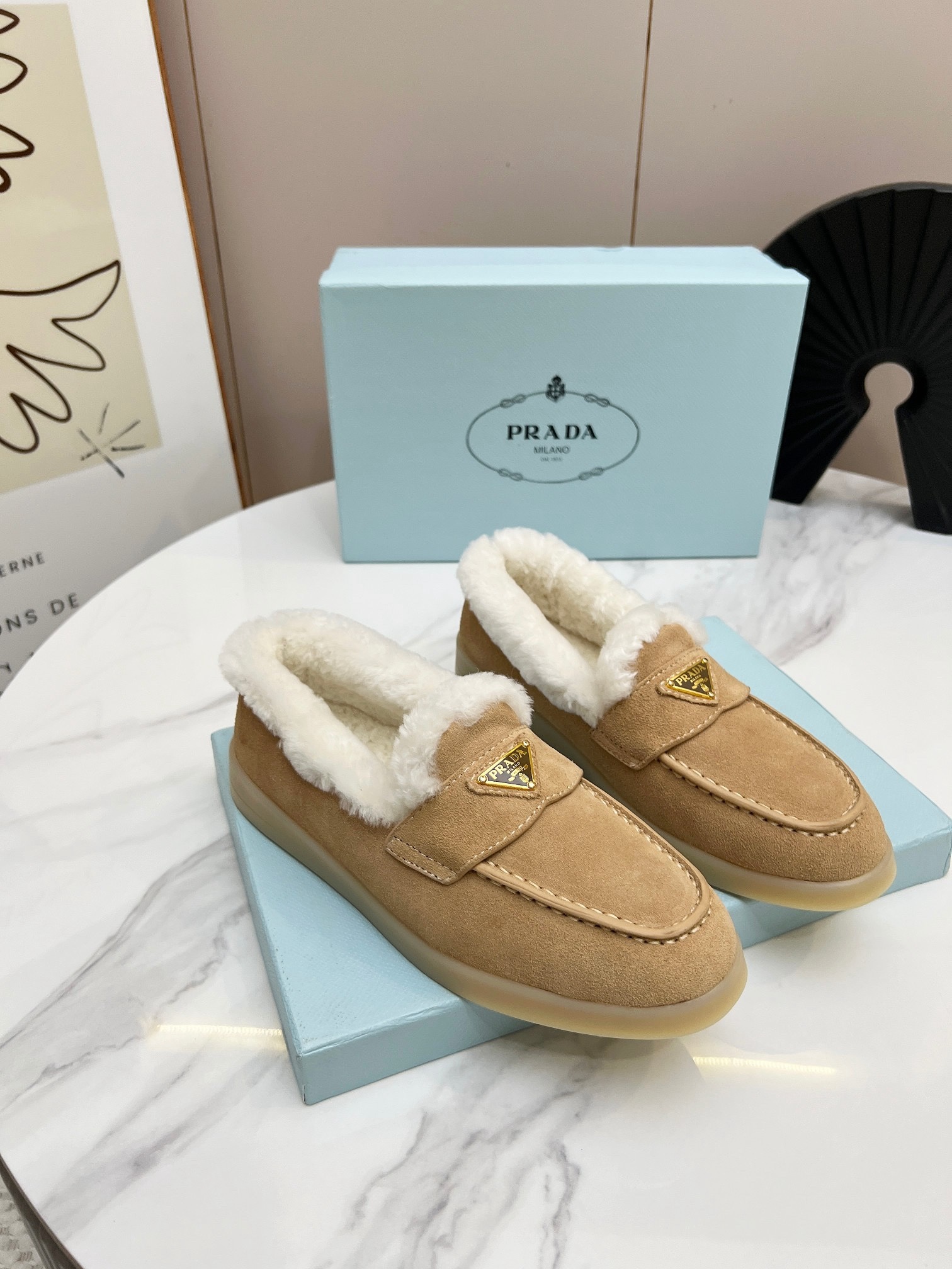 Shearling Loafers 35-42