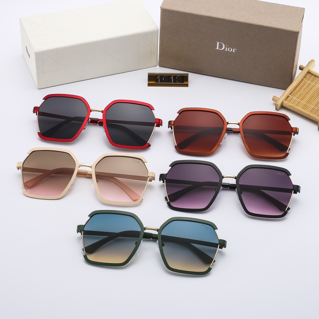 D style fashion new retro glasses-Luxeon