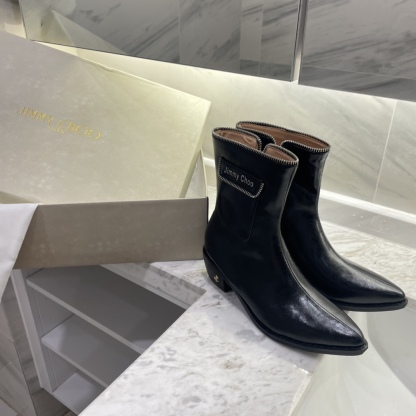 Jimmy Choo new autumn winter zipper knee & ankle boots-Luxeon