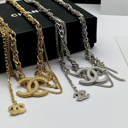 C style fashion tassel necklace-Luxeon