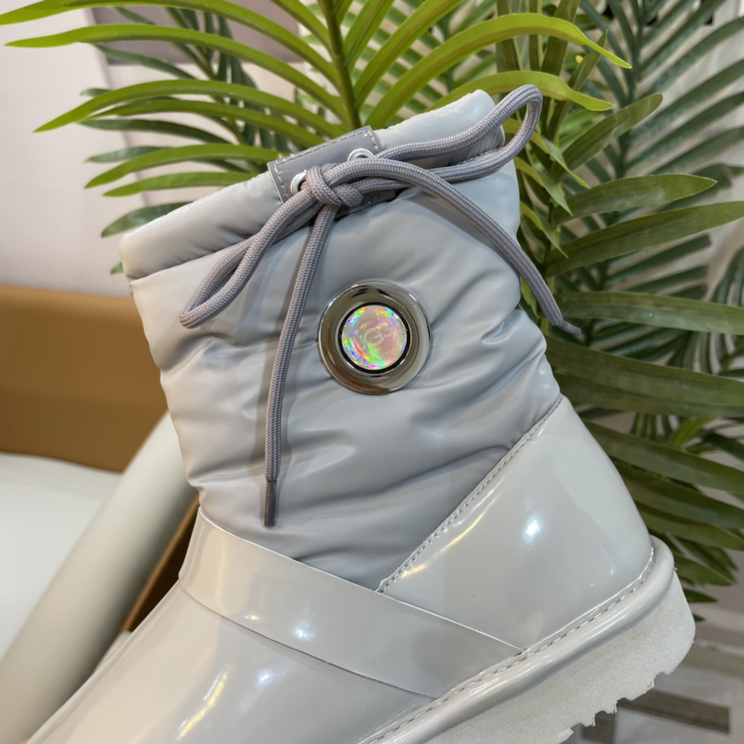UGG new autumn & winter TPU down feather snow boots-Luxeon