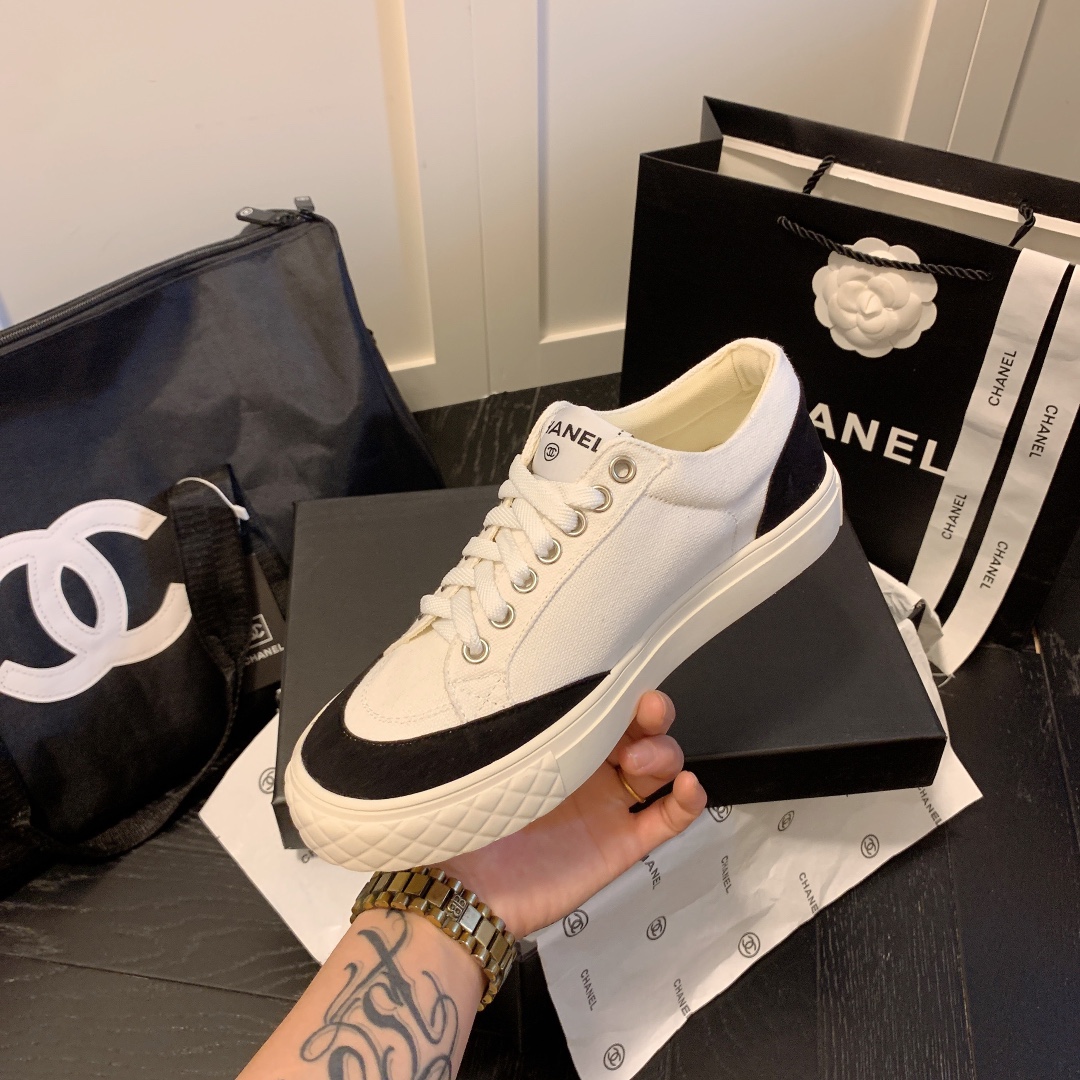 C style Vintage retro sneakers casual shoes-Luxeon