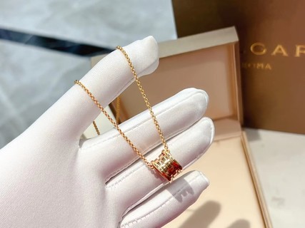 Bulgari Classic Sterling Silver S925 Complete Necklace-Luxeon