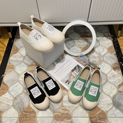 L style new women loafers flats-Luxeon