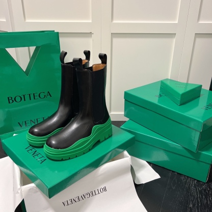 Bottega Venet mid-calf heeled boots-Luxeon