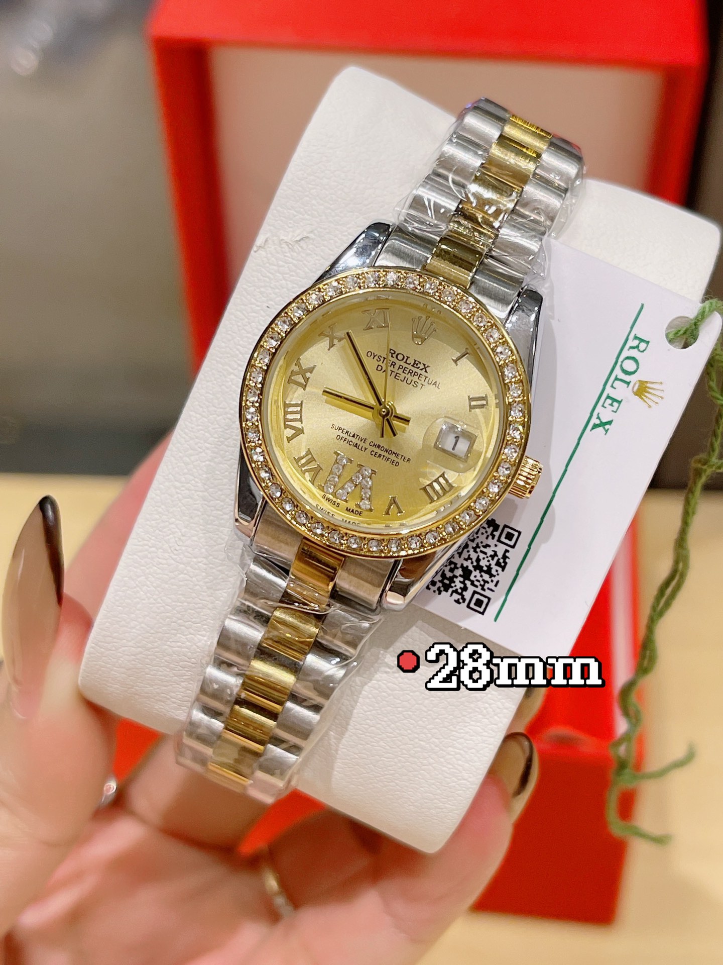 Rolex Watch Women Butterfly Clasp 316 Fine Steel Strap-Luxeon