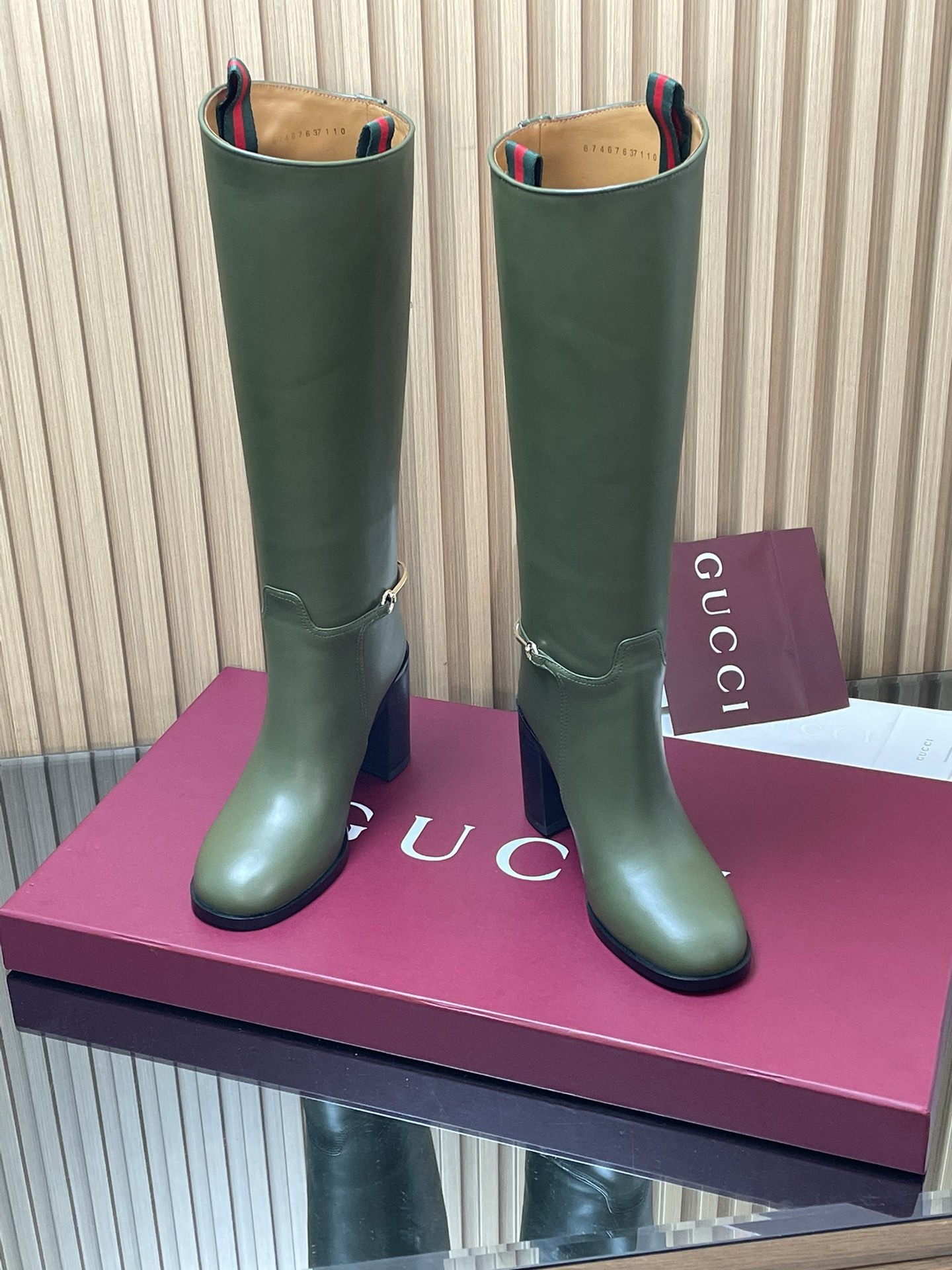Chunky Heel Over-the-Knee Boots