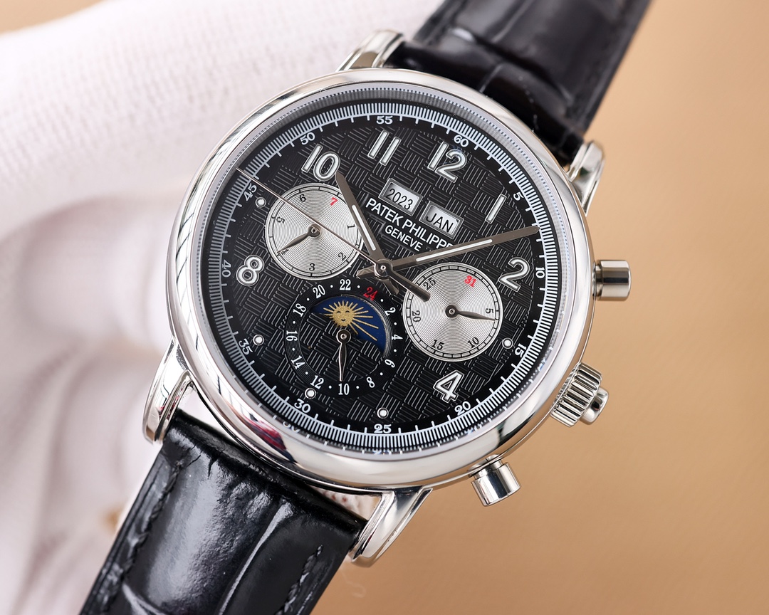 Patek Philippe Cowhide Watch Strap Super Luminous Effect-Luxeon