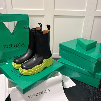 Bottega Venet mid-calf heeled boots-Luxeon