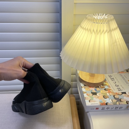 women knitted sock boots-Luxeon