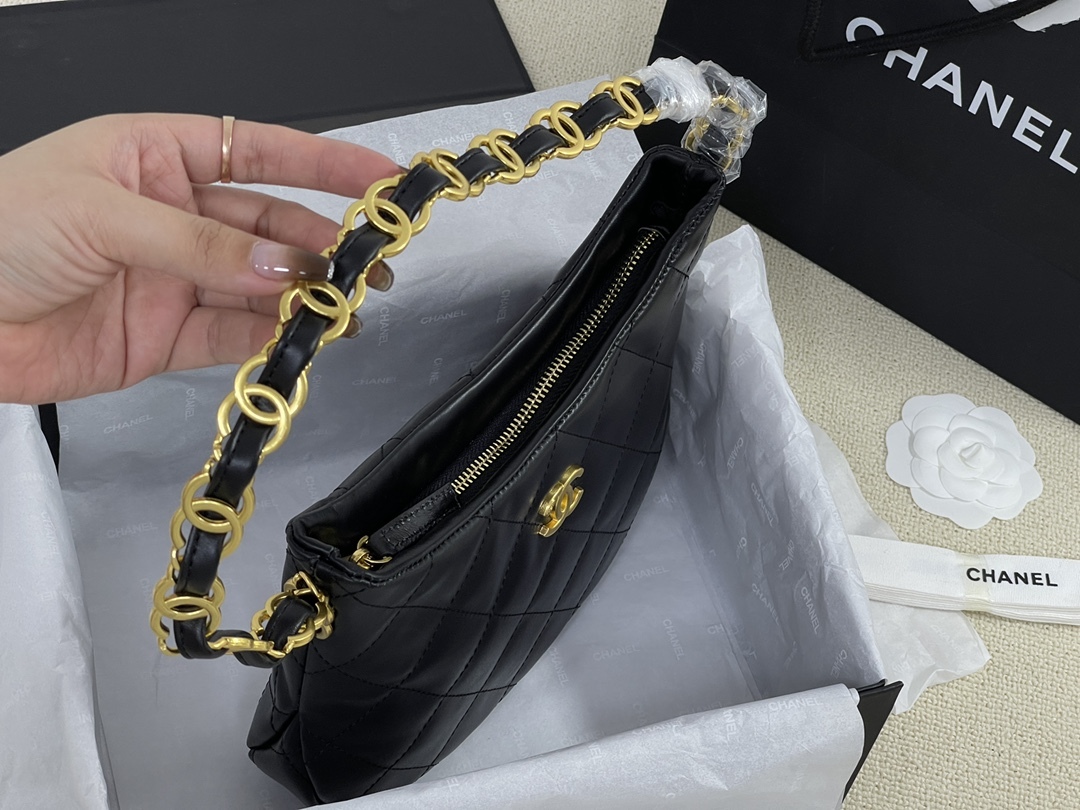 C style hobo vintage handbag-Luxeon