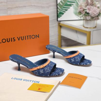 L Style Denim Slippers