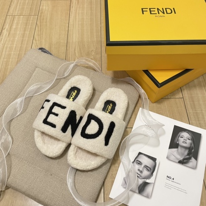 F style new women winter plush slippers-Luxeon