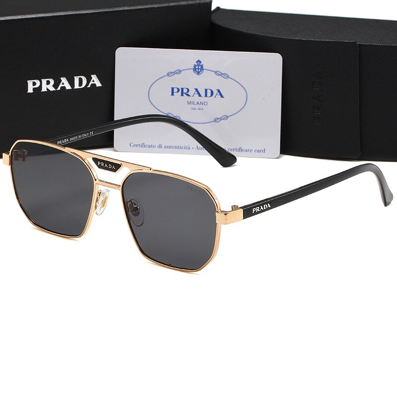 Pad Metal Frame Stylish Vintage Sunglasses-Luxeon