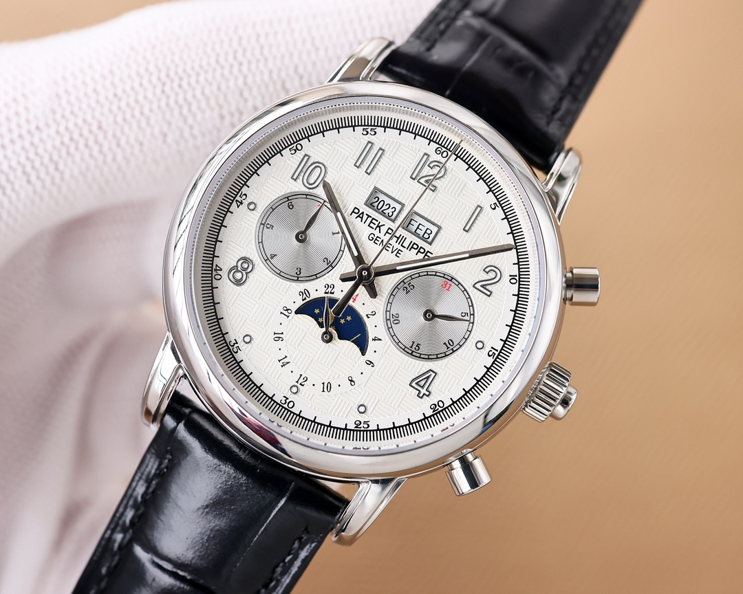 Patek Philippe Cowhide Watch Strap Super Luminous Effect-Luxeon