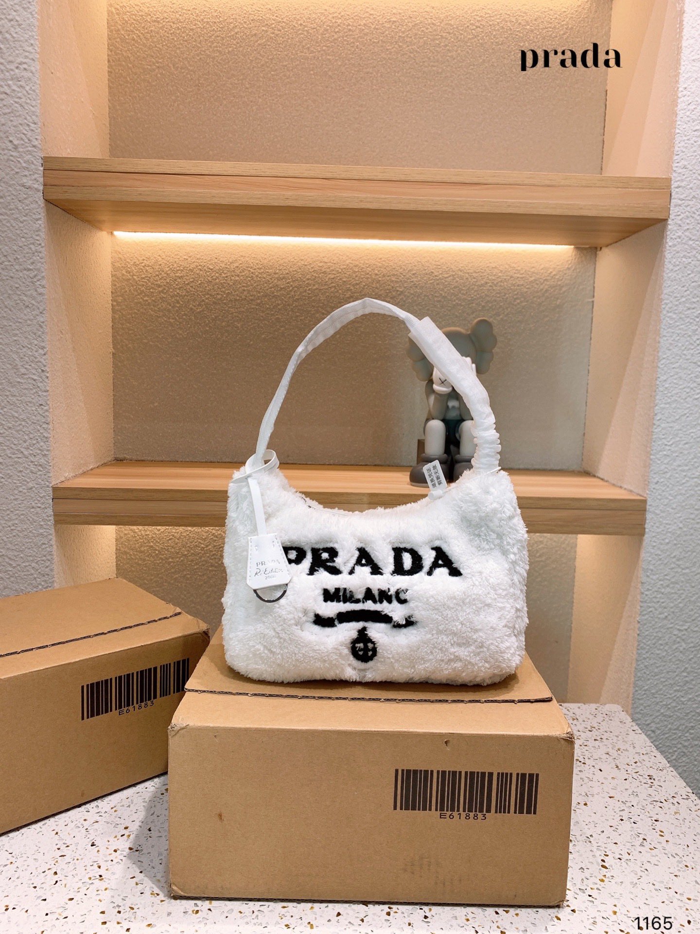 P style Hobo Handbags Underarm Bags Velvet-Luxeon