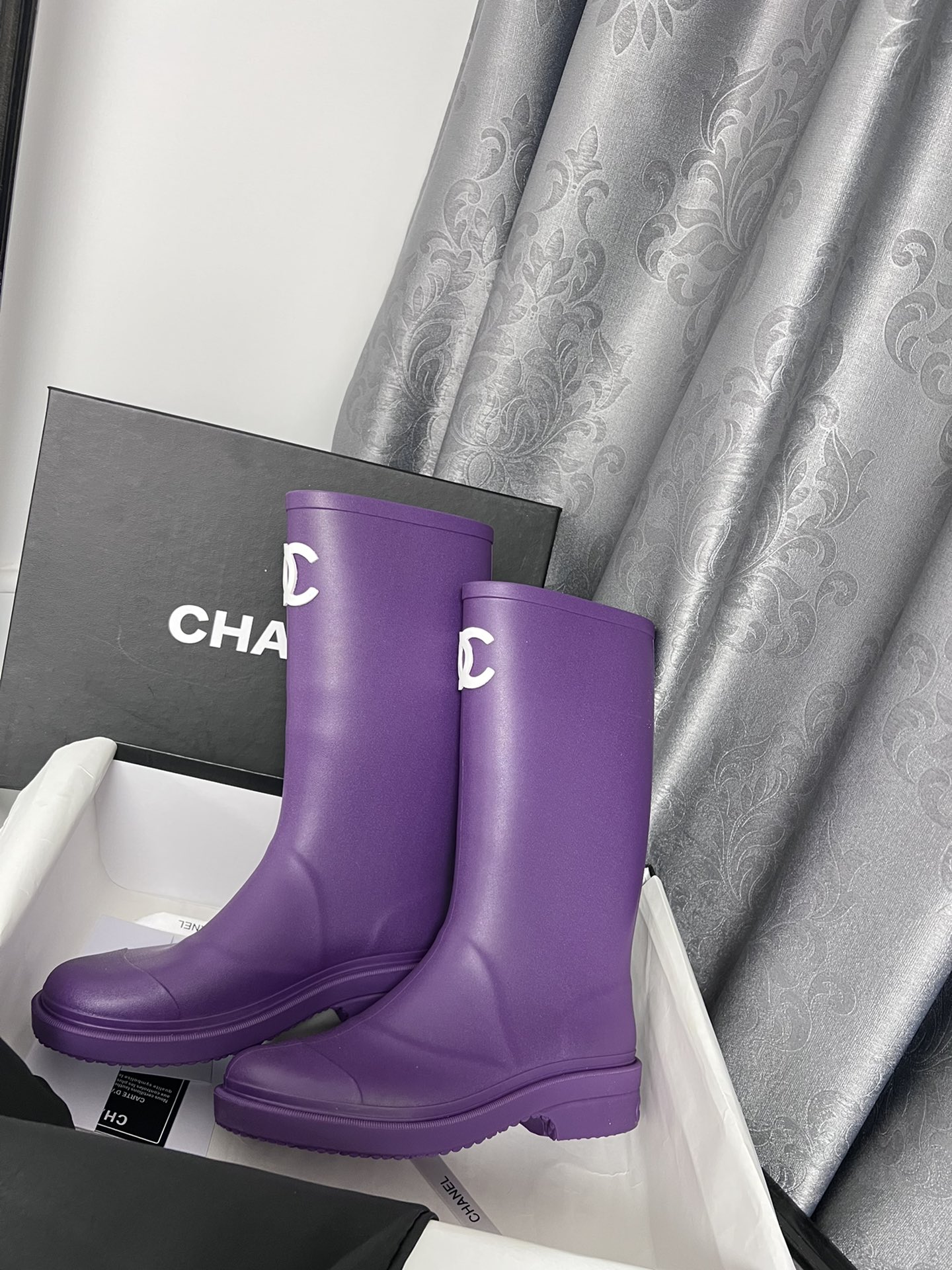 C style vintage rain boots-Luxeon