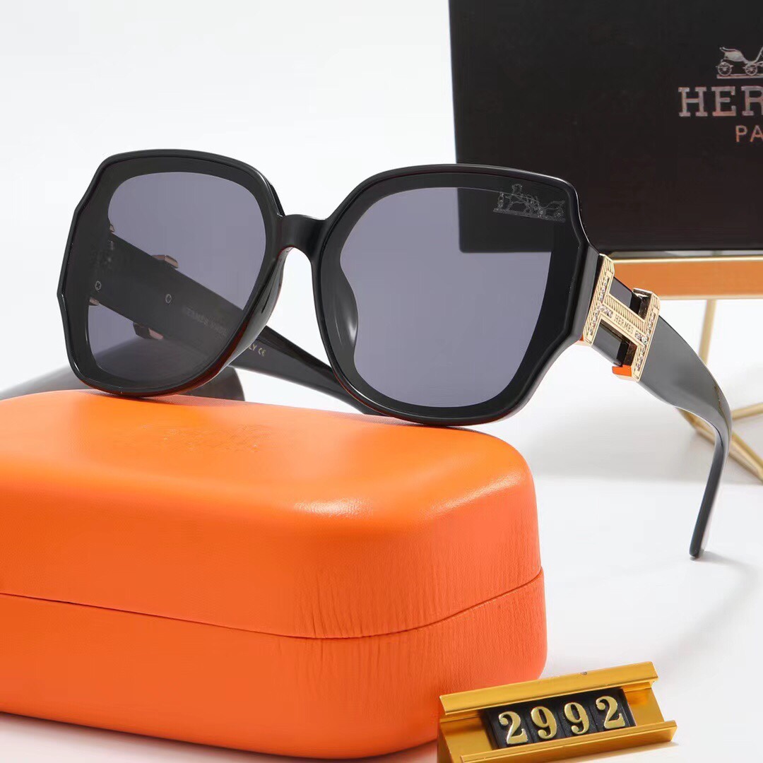 Herme fashion retro glasses-Luxeon