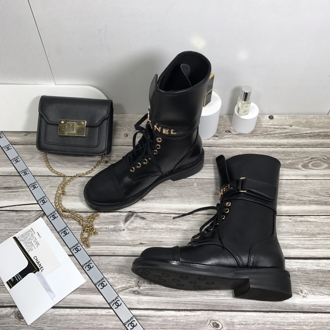 C style 2022 new mid-calf Martin boots-Luxeon