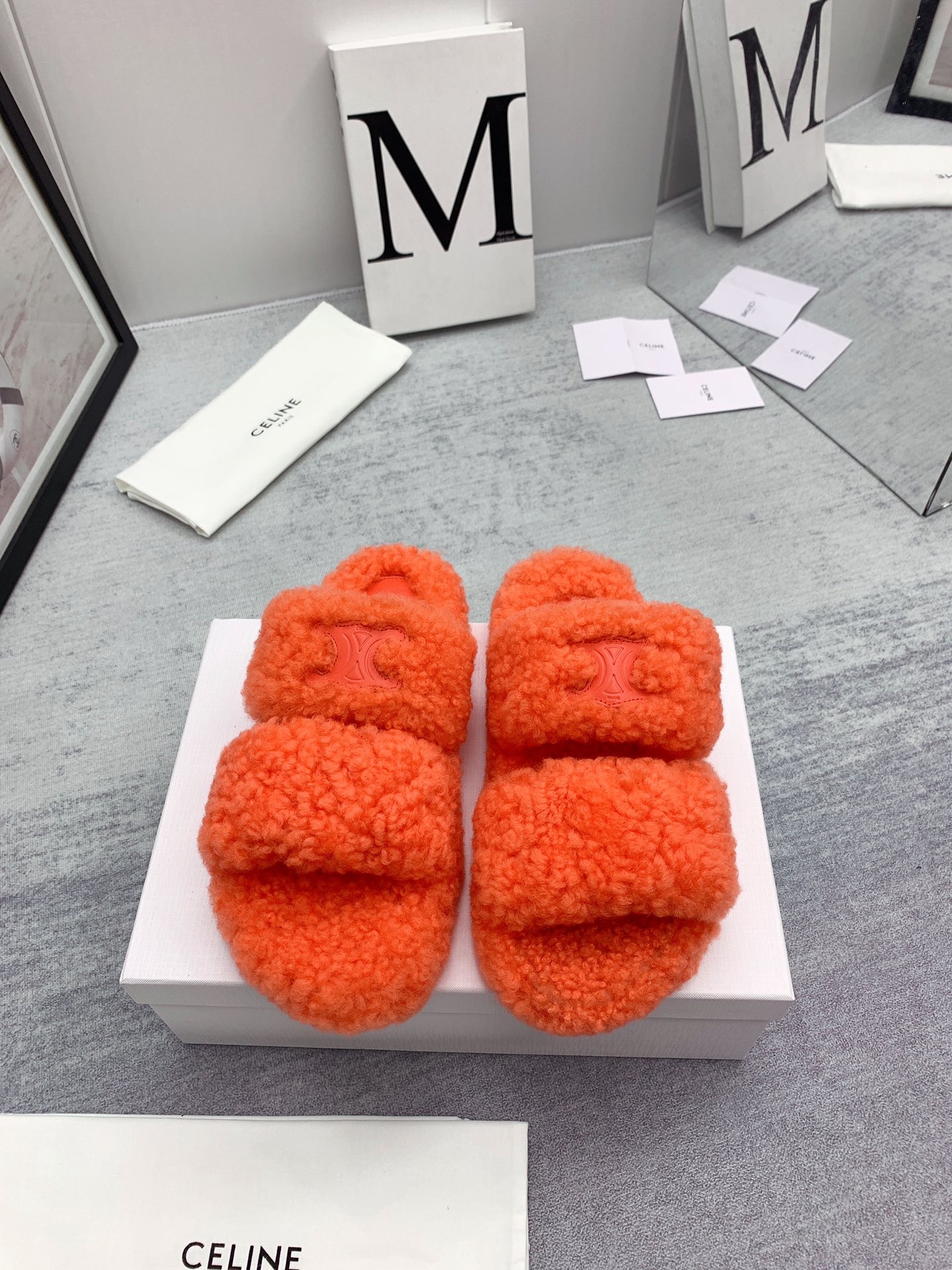 C style new winter pure wool slippers top quality-Luxeon