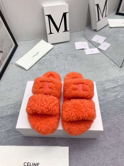 C style new winter pure wool slippers top quality-Luxeon