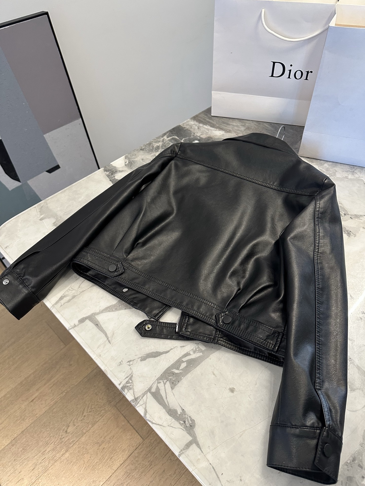 leather trench coat
