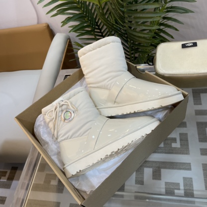 UGG new autumn & winter TPU down feather snow boots-Luxeon