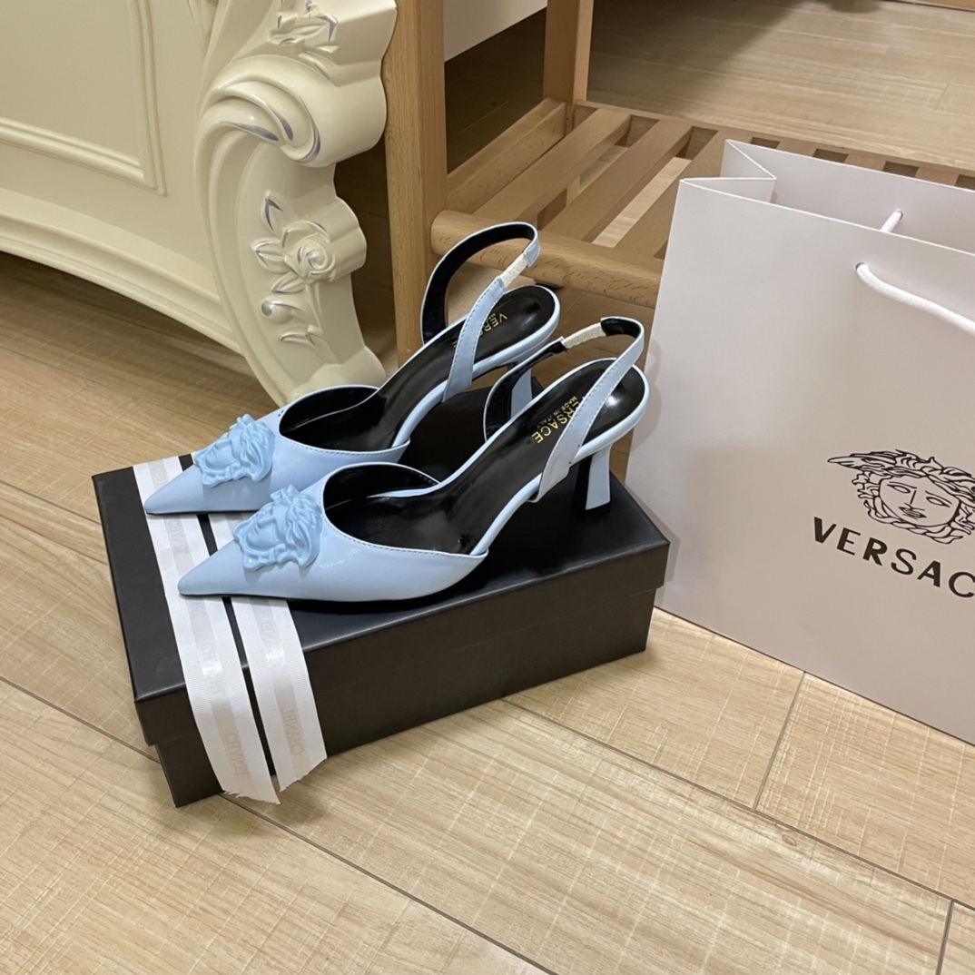 Versace pointed toe pumps-Luxeon