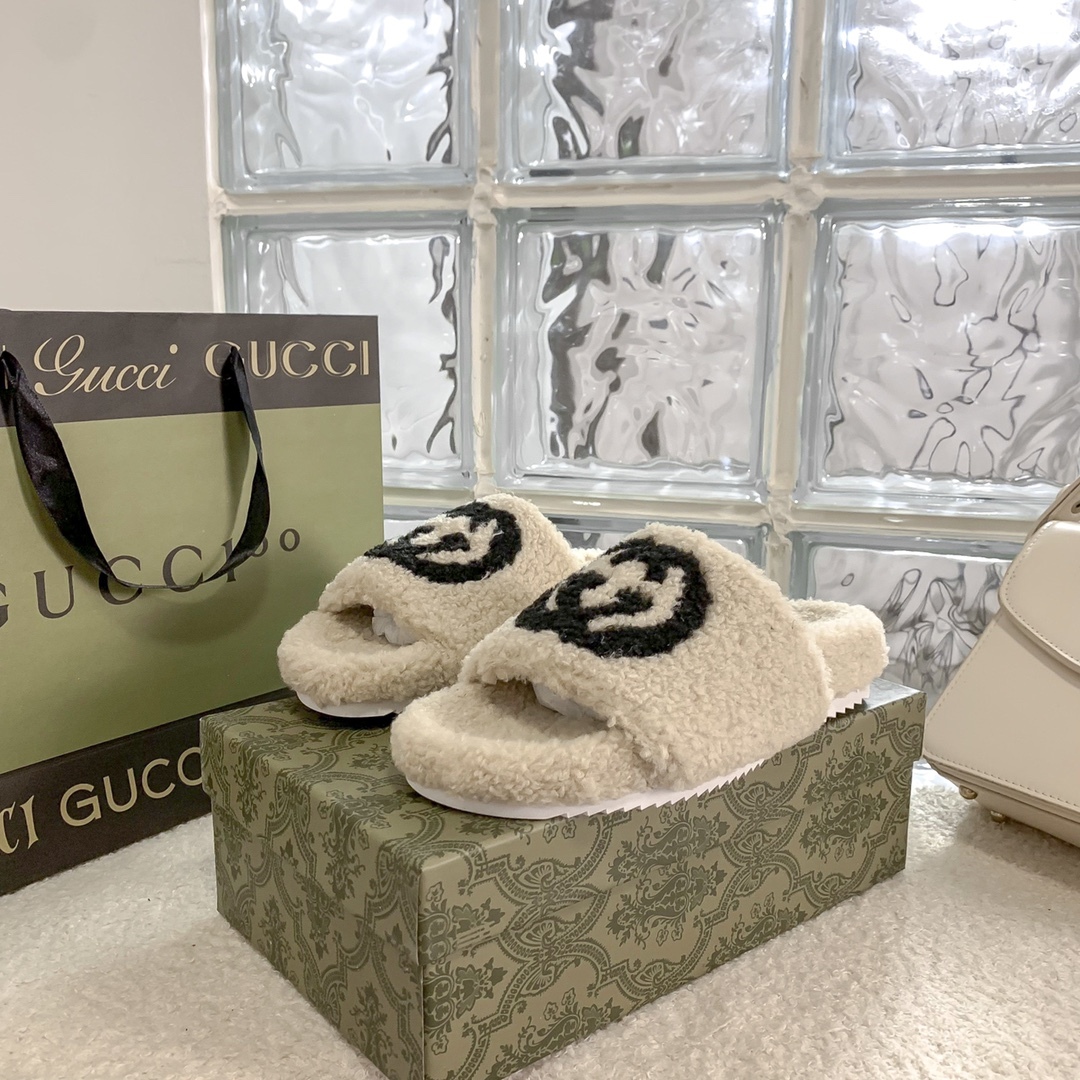 G style winter wool slippers-Luxeon