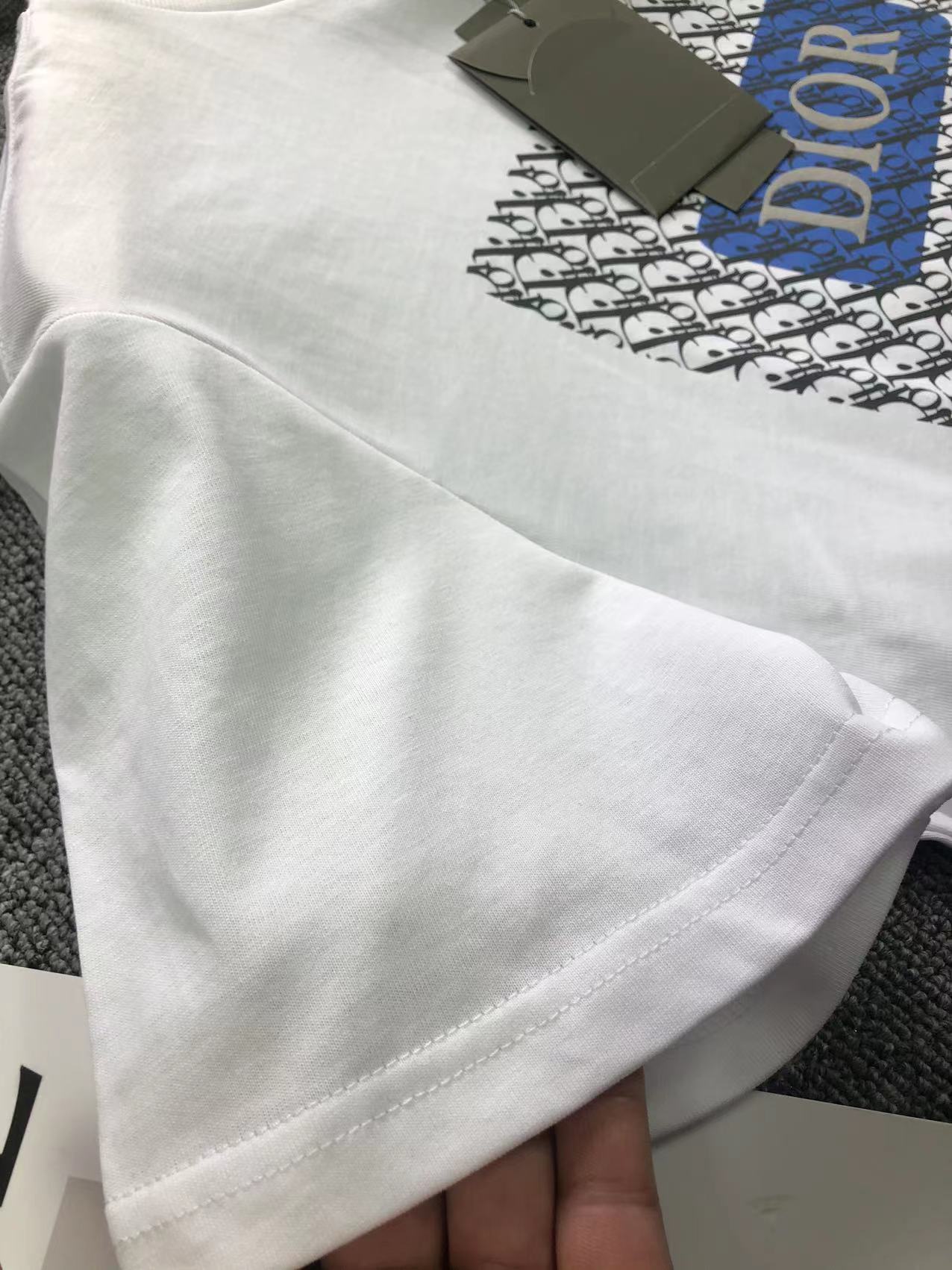 【  Best quality  】D style classic logo printed short sleeve T-shirt men women unisex-Luxeon